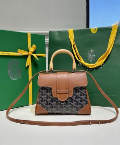 Replica Goyard Saigon Souple Mini Brown - designer handbag clone