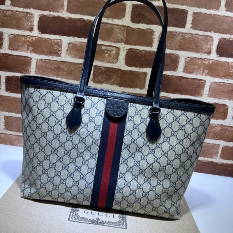 Replica Gucci Ophidia Medium Tote Black - affordable luxury replica bag