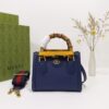 Replica Gucci Diana Small Tote Blue - high-end replica designer purse