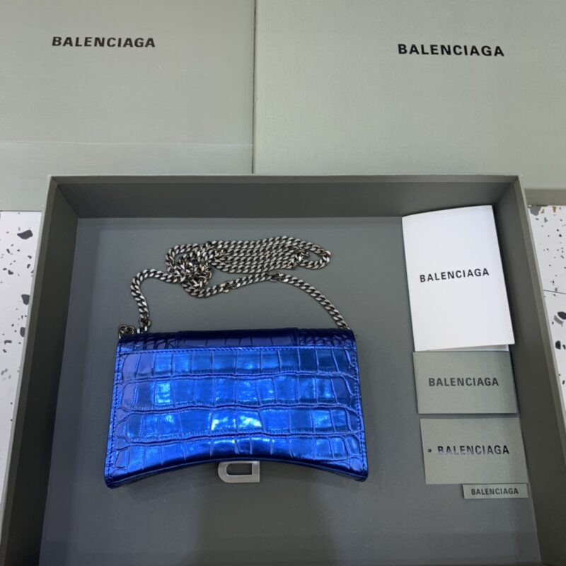 Replica Balenciaga Hourglass On Chain Blue