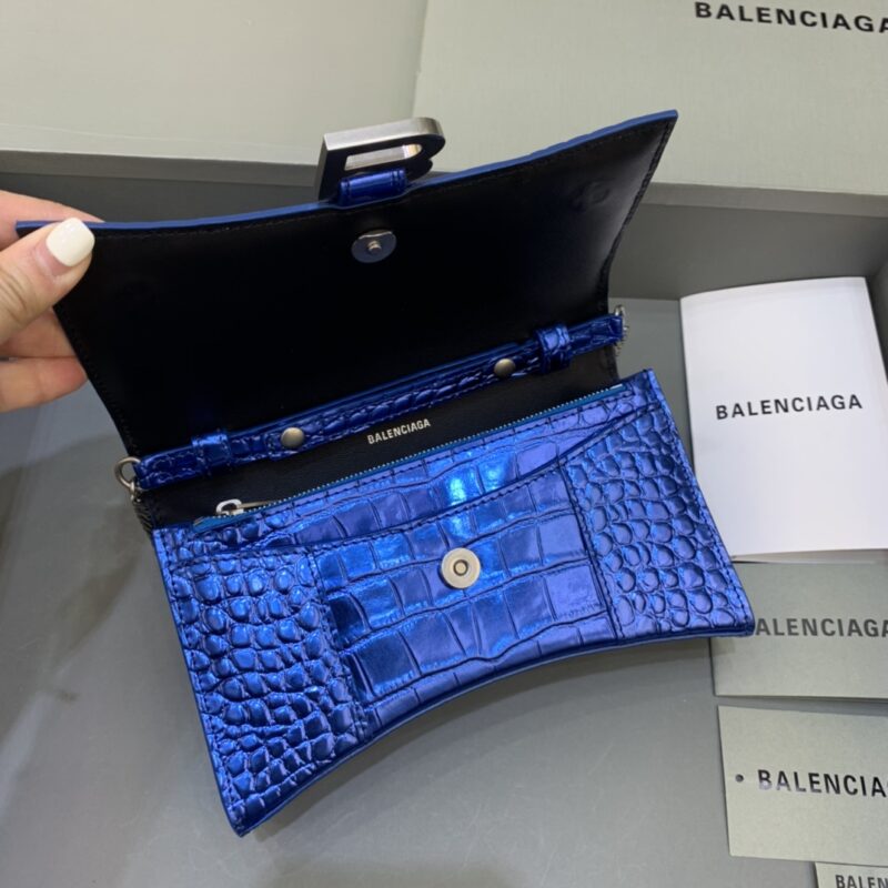 Replica Balenciaga Hourglass On Chain Blue