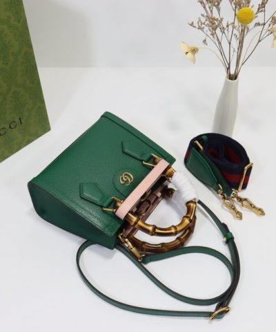 Replica Gucci Diana Small Tote Green - premium superclone handbag