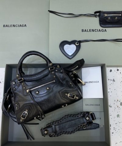 Replica Balenciaga Le City Black - top-grade luxury bag dupe