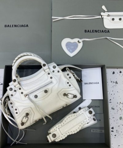 Replica Balenciaga Le City White - high-quality designer bag dupe