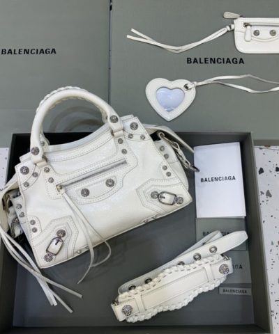 Replica Balenciaga Le City White Diamond