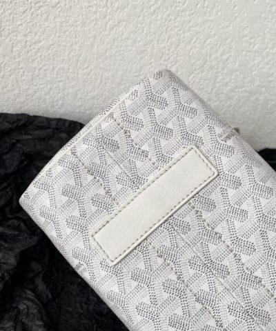 Replica Goyard Rouette Souple White - top-grade luxury bag dupe