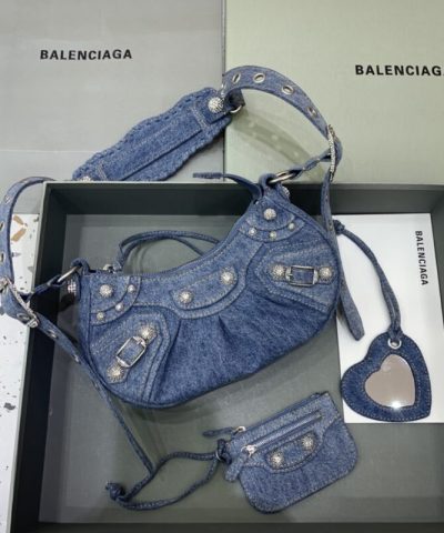 Replica Balenciaga Le Cagole Denim - elite factory replica handbag
