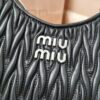 Replica Miu Miu Matelassé Crystal Black