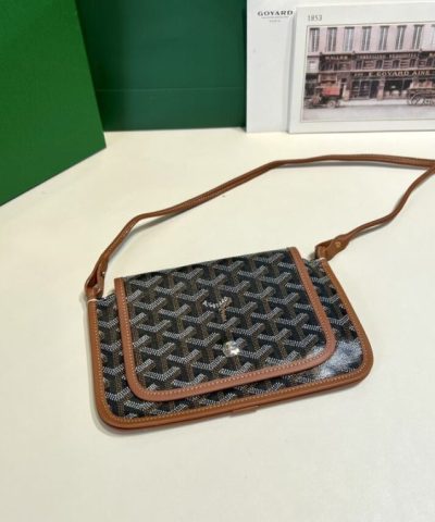 Replica Goyard Plumet Pocket Wallet Brown - affordable luxury replica bag