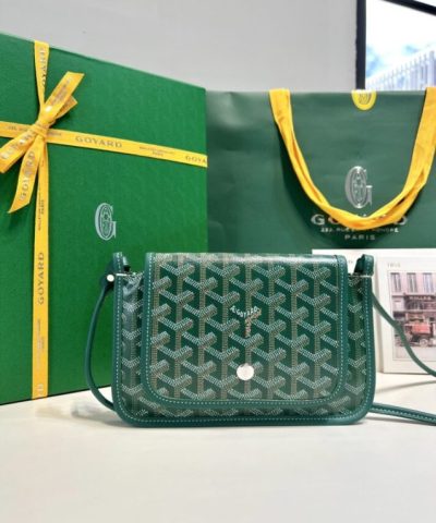 Replica Goyard Plumet Pocket Wallet Green