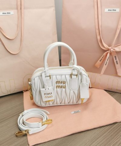 Replica Miu Miu Arcadie Small White - high-quality designer bag dupe