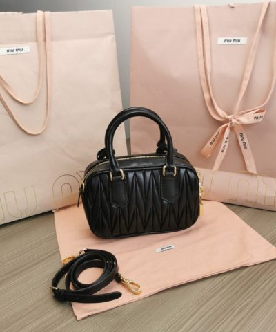 Replica Miu Miu Arcadie Small Black - high-quality designer bag dupe