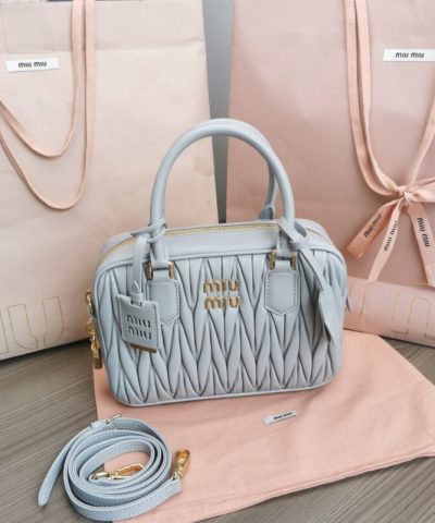 Replica Miu Miu Arcadie Medium Sky Blue - premium superclone handbag