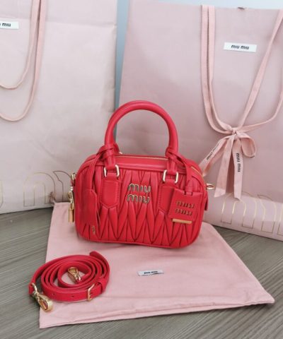 Replica Miu Miu Arcadie Small Red