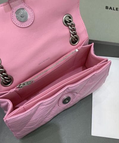 Replica Balenciaga Crush Small Pink - affordable luxury replica bag