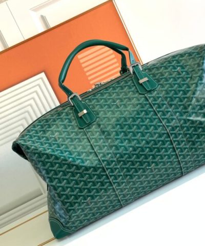 Replica Goyard Bowling 55 Bag Green