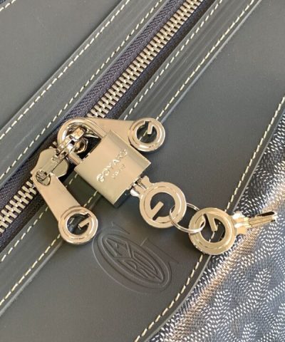 Replica Goyard Bowling 55 Bag Grey