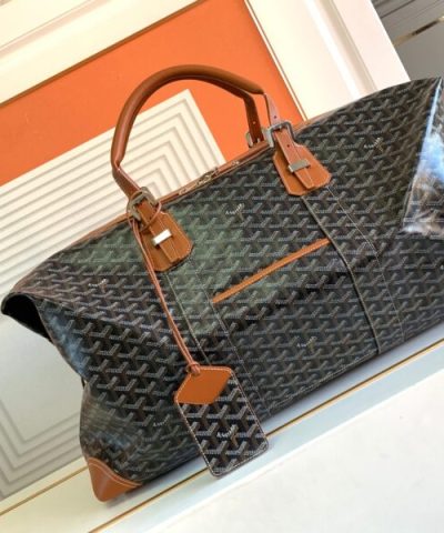 Replica Goyard Bowling 55 Bag Brown