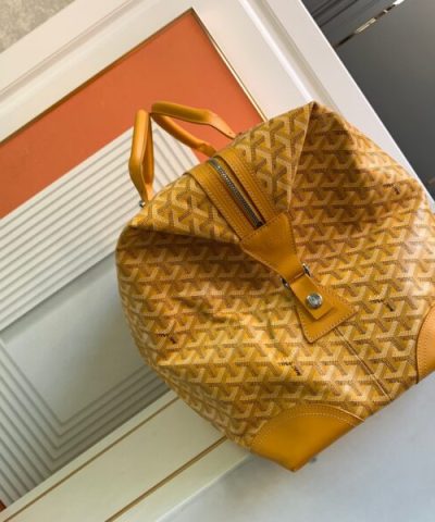 Replica Goyard Bowling 55 Bag Yellow