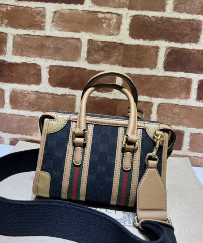 Replica Gucci Bauletto Top Handle Brown