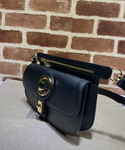 Replica Gucci G Blondie Waist Canvas Black - high-quality designer bag dupe