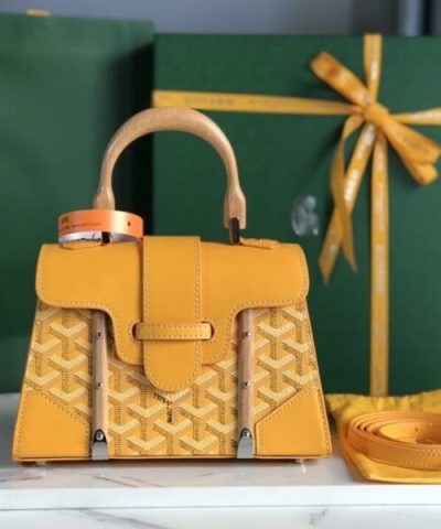 Goyard Sigon Pm Yellow - top-grade luxury bag dupe