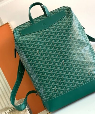 Replica Goyard Cisalpin Backpack Green - top-grade luxury bag dupe