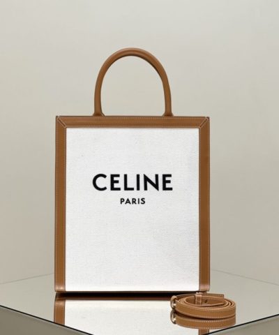 Replica Celine Triomphe Cabas Tote Small White - affordable luxury replica bag