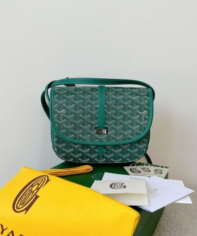 Replica Goyard Belvedere Green - 1:1 premium replica handbag
