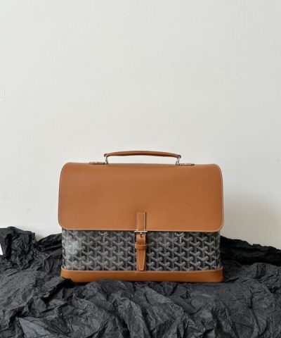 Replica Goyard Citadin Brown - 1:1 premium replica handbag