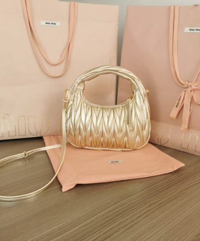Replica Miu Miu Wander Gold - high-end replica designer purse