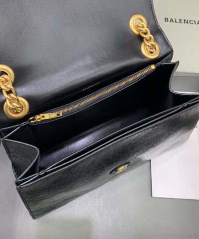 Replica Balenciaga Crush Large Black