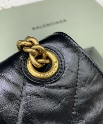 Replica Balenciaga Crush Large Black 2.0