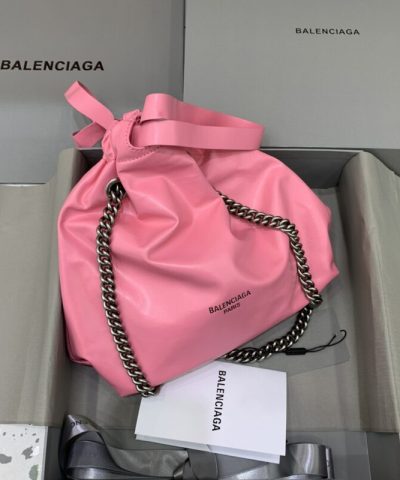 Replica Balenciaga Crush Small Tote Pink