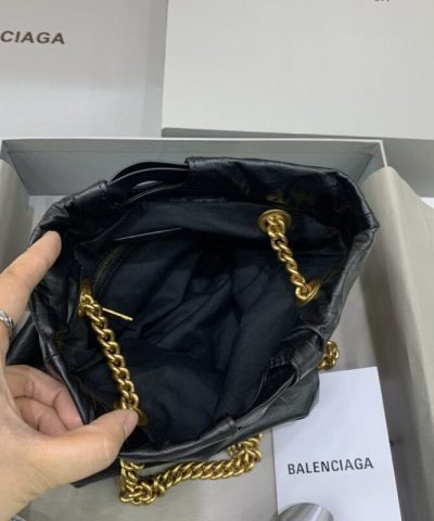 Replica Balenciaga Crush Small Tote Black