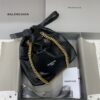 Replica Balenciaga Crush Small Tote Black - high-quality designer bag dupe