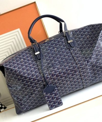 Replica Goyard Bowling 55 Bag Dark Blue