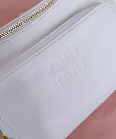 Replica Miu Miu Nappa Pocket Bag White