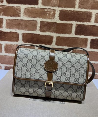 Replica Gucci GG Messenger Beige Canvas