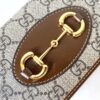 Replica Gucci Horsbet Chain Clutch Brown - designer handbag clone