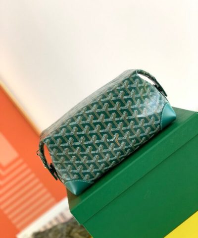 Replica Goyard Toiletry Bag Green - affordable luxury replica bag