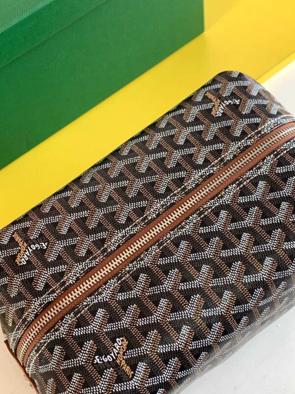 Replica Goyard Toiletry Bag Brown - high-quality designer bag dupe