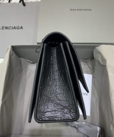 Replica Balenciaga Crush Small Full Black 2.0 - high-end replica designer purse