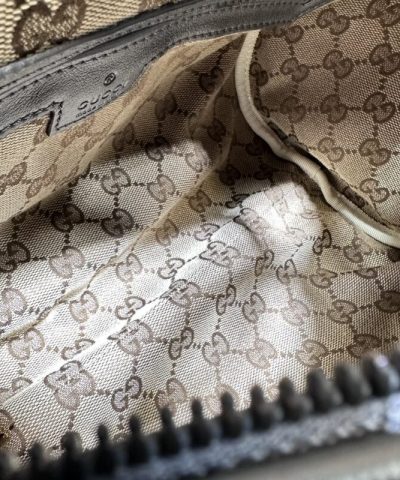 Replica Gucci Luggage Bag Grey