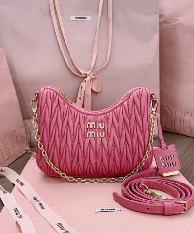 Replica Miu Miu Matelassé Pink