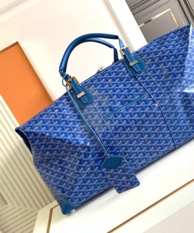 Replica Goyard Bowling 55 Bag Blue