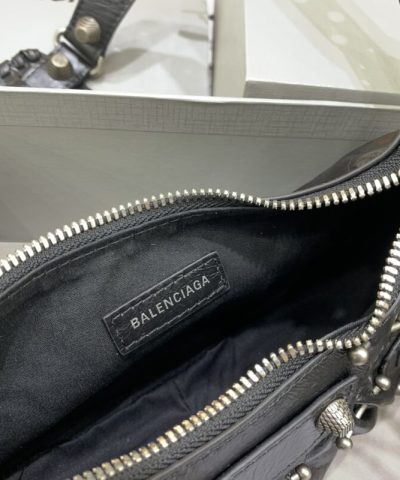Replica Balenciaga Le Cagole Black Silver