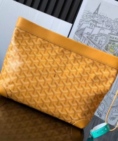 Replica Goyard Conti Pouch Yellow