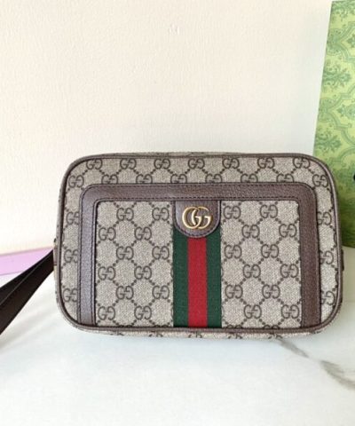 Replica Gucci Ophidia GG Clutch Beige