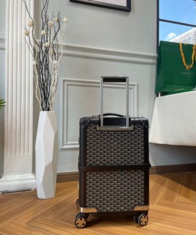 Replica Goyard Bourget Travel Suitcase Black